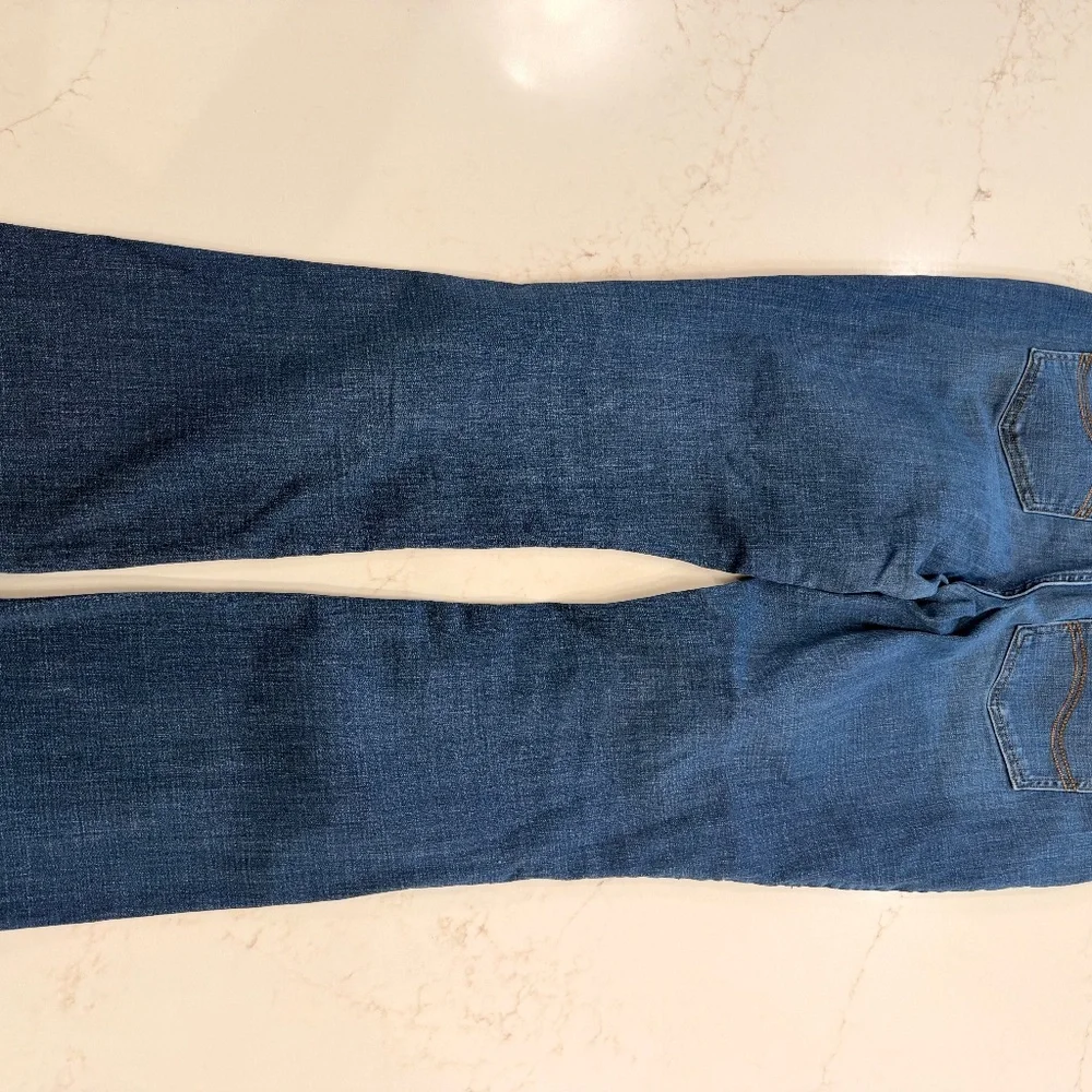 Lee Flex Motion Regular Fit Bootcut Jeans Women’s 16 Long Mid Rise Stretch Blue - Picture 4 of 5